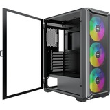 Xilence  boîtier midi tower Noir | 3x USB-A | RGB | Window