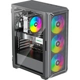 Xilence  boîtier midi tower Noir | 3x USB-A | RGB | Window