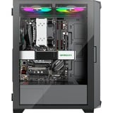 Xilence  boîtier midi tower Noir | 3x USB-A | RGB | Window