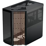 APNX  boîtier midi tower Noir/bois | 2x USB-A | 1x USB-C | Window