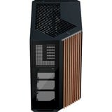 APNX  boîtier midi tower Noir/bois | 2x USB-A | 1x USB-C | Window