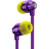 Logitech  écouteurs in-ear Violâtre/Jaune