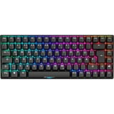 Sharkoon clavier gaming Noir, Layout DE, Gateron G Pro 3.0 Yellow