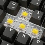 Sharkoon clavier gaming Noir, Layout DE, Gateron G Pro 3.0 Yellow