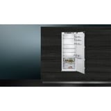 Siemens iQ700 KI51FADE0 réfrigérateur Intégré (placement) 220 L E Blanc, Réfrigération à l’état complet 220 L, SN-T, 37 dB, E, Blanc