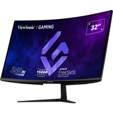 ViewSonic  32" Moniteur gaming  Noir