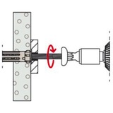 fischer DuoHM 572920, Cheville 