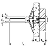 fischer DuoHM 572920, Cheville 