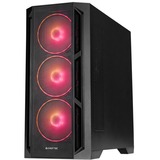 Chieftec  boîtier midi tower Noir | 2x USB-A | 1x USB-C | RGB | Window