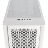 Corsair iCUE 4000D RGB AIRFLOW boîtier midi tower Blanc | 1x USB-A | 1x USB-C | RGB | Verre Trempé