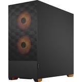 Fractal Design Pop Air RGB boîtier midi tower Noir/Orange | 2x USB-A | RGB | Verre Trempé