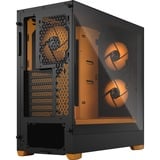 Fractal Design Pop Air RGB boîtier midi tower Noir/Orange | 2x USB-A | RGB | Verre Trempé