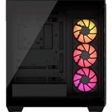 Corsair LINK 3500X RGB boîtier midi tower Noir | 2x USB-A | 1x USB-C | RGB | Window