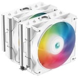 DeepCool AG620 WH ARGB, Refroidisseur CPU Blanc, 4 broches PWM, LED RGB