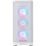 SilverStone  boîtier midi tower Blanc | 2x USB-A | 1x USB-C | RGB | Window