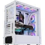 SilverStone  boîtier midi tower Blanc | 2x USB-A | 1x USB-C | RGB | Window