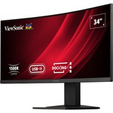 ViewSonic  34" Moniteur UltraWide incurvé  Noir (Mat)