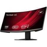 ViewSonic  34" Moniteur UltraWide incurvé  Noir (Mat)