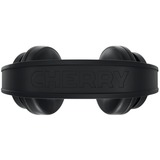 CHERRY JA-2200 Casque Avec fil Arceau Jouer Noir casque gaming over-ear Noir, Avec fil, 20 - 20000 Hz, Jouer, 325 g, Casque, Noir