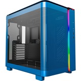 Montech  boîtier midi tower Bleu | 2x USB-A | 1x USB-C | RGB | Window