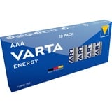 VARTA 10x AAA 4103 Batterie à usage unique Alcaline Batterie à usage unique, AAA, Alcaline, 1,5 V, 10 pièce(s), Bleu