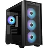 ASUS A21 PLUS TG ARGB boîtier mini tower Noir | 2x USB-A | RGB | Window