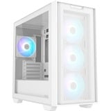 ASUS  boîtier mini tower Blanc | 2x USB-A | RGB | Window