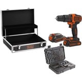 BLACK+DECKER BDCHD18B2FC, Perceuse à percussion Noir/Orange