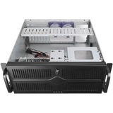 Chieftec UNC-409S-B unité centrale Support Noir 400 W boîtier rack Noir | 2x USB-A