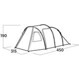 Easy Camp 120491 Hidra 5, Tente Vert olive