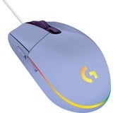 Logitech G203 LIGHTSYNC, Souris gaming Violâtre, 8000 dpi