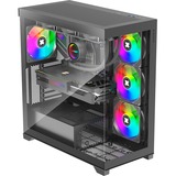 Xilence  boîtier midi tower Noir | 2x USB-A | 1x USB-C | RGB