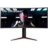 LG  34" Moniteur UltraWide gaming incurvé  Noir/Rouge