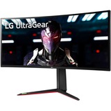 LG  34" Moniteur UltraWide gaming incurvé  Noir/Rouge