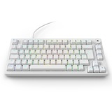 Sharkoon clavier gaming Blanc, Layout DE, Huano Red