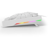 Sharkoon clavier gaming Blanc, Layout DE, Huano Red