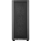 SilverStone  boîtier midi tower Noir | 2x USB-A | Window