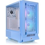 Thermaltake  boîtier midi tower Bleu clair | 2x USB-A | 1x USB-C | RGB | Window