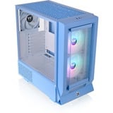 Thermaltake  boîtier midi tower Bleu clair | 2x USB-A | 1x USB-C | RGB | Window