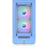 Thermaltake  boîtier midi tower Bleu clair | 2x USB-A | 1x USB-C | RGB | Window