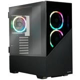 Enermax  boîtier midi tower Noir | 1x USB-A | 1x USB-C | RGB | Window