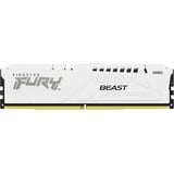 Kingston FURY FURY 16 Go DDR5-6000, Mémoire vive Blanc, KF560C30BWE-16, Fury Beast, XMP, EXPO