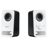 Logitech Z150 Haut-parleurs, Haut-parleur PC Blanc, 2.0 canaux, Avec fil, 6 W, Blanc