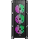 RAIJINTEK  boîtier midi tower Noir | 3x USB-A | RGB | Window