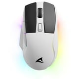 Sharkoon SKILLER SGM50W, Souris gaming Blanc, 400 - 6400 dpi, LED RGB