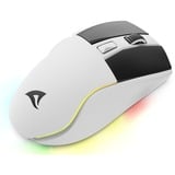 Sharkoon SKILLER SGM50W, Souris gaming Blanc, 400 - 6400 dpi, LED RGB