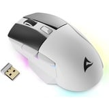 Sharkoon SKILLER SGM50W, Souris gaming Blanc, 400 - 6400 dpi, LED RGB