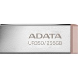 ADATA UR350-256G-RSR/BG, Clé USB Nickel/Marron