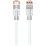 Ubiquiti UACC-Cable-Patch-EL-0.15M-24, Câble Blanc/transparent