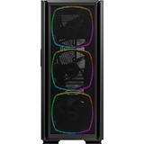 Montech  boîtier midi tower Noir | 2x USB-A | 1x USB-C | RGB | Window